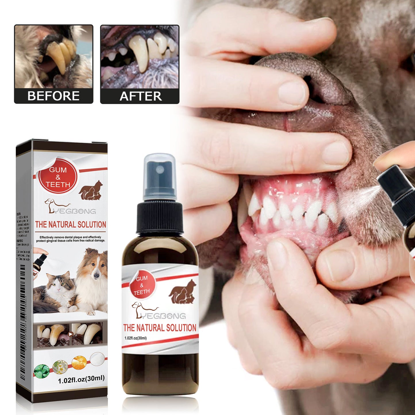 Spray De Limpieza Dental Para Mascotas
