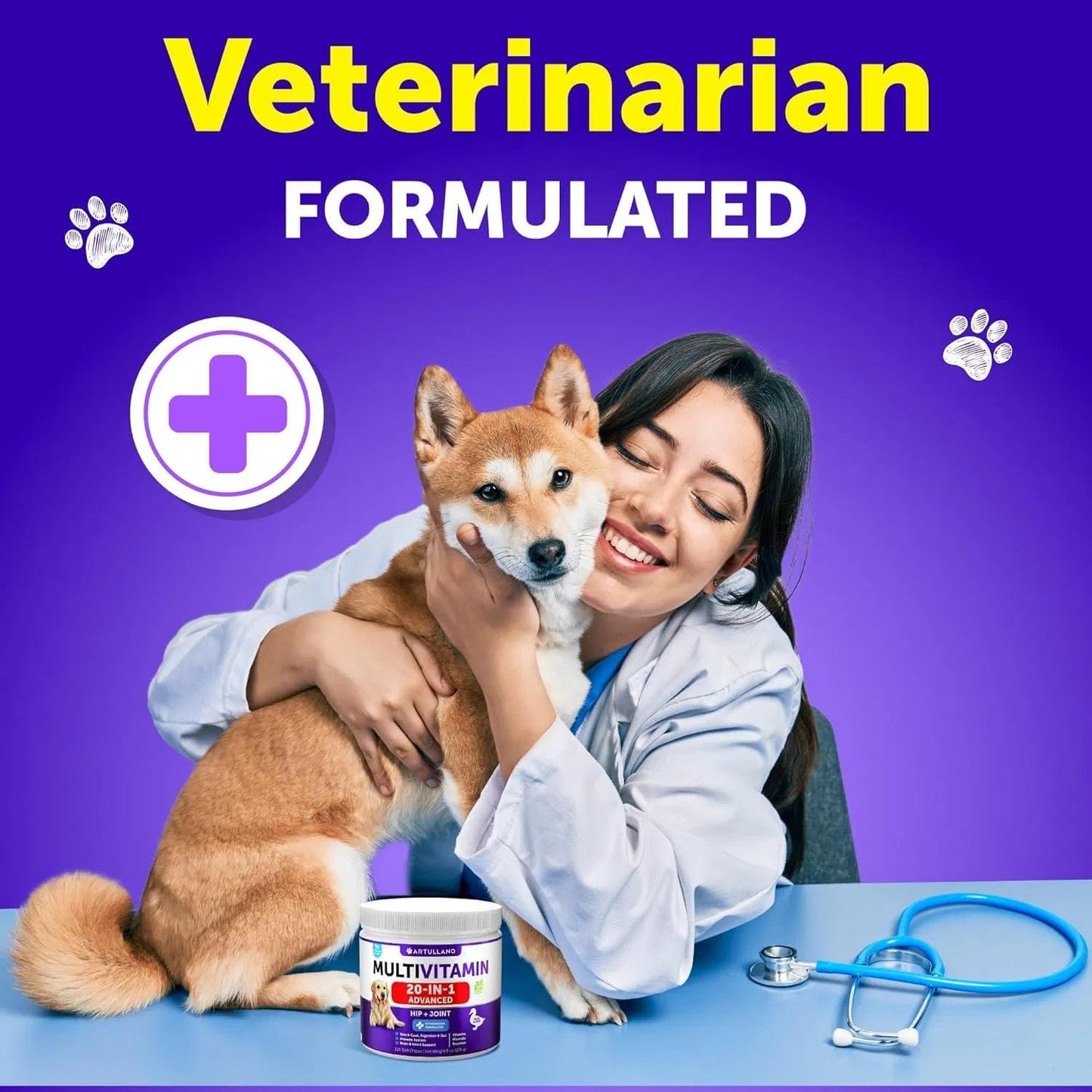 Do Not Sell On Amazon Dog Multivitamin Chewable With Glucosamine 20 In 1 Dog Vitamins And Supplements Senior & Puppy Multivitamin For Dogs Pet Joint Support Health Immunity Mobility Gut Skin 120 Chews
