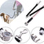 Bicycle walking dog leash