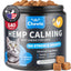 Cat Calming Treats Hemp Calming Care For Cats Cat Melatonin Soft Chews With Hemp Seed Oil And Probiotics Cat Anxiety Relief Storms Travel Grooming Separation Calming Chews For Cats