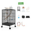 Parrot Xuanfeng Bird Cage With Feeder Toy Grass Nest Breeding Box