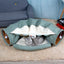 Pet Cats Tunnel Interactive Play Toy Mobile Collapsible Ferrets Rabbit Bed tunnels Indoor Toys Kitten Exercising Products