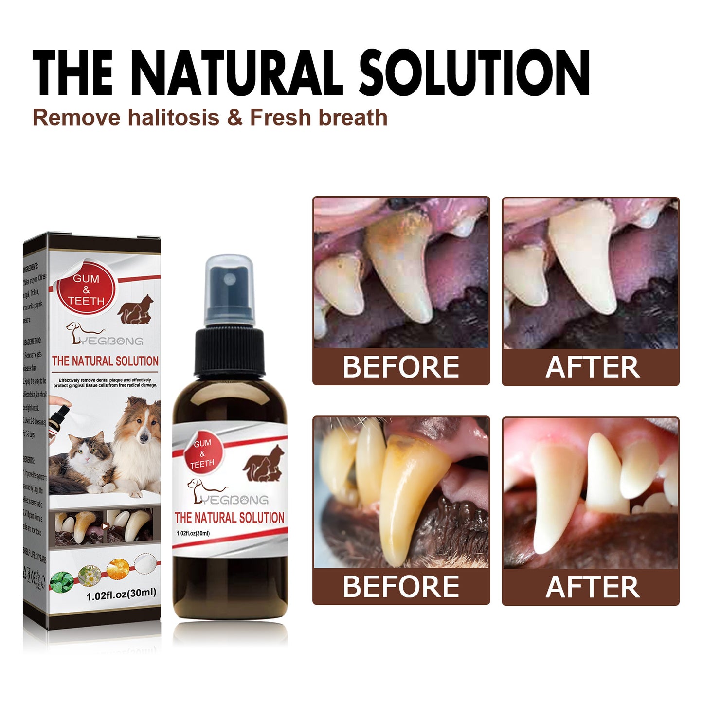 Spray De Limpieza Dental Para Mascotas