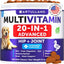 Dog Multivitamin Chewable With Glucosamine 20 In 1 Dog Vitamins And Supplements Senior & Puppy Multivitamin For Dogs Pet Joint Support Health Immunity Mobility Gut Skin 120 Chews